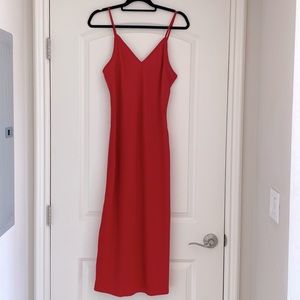 NWT Red Slip Dress